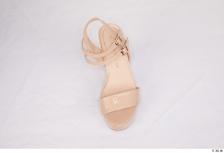 Clothes  304 beige high heels sandals casual shoes 0002.jpg